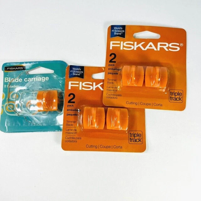 Fiskars Trimmer Blade Triple Track Paper Cutting Trimmer Replacement Blades 5