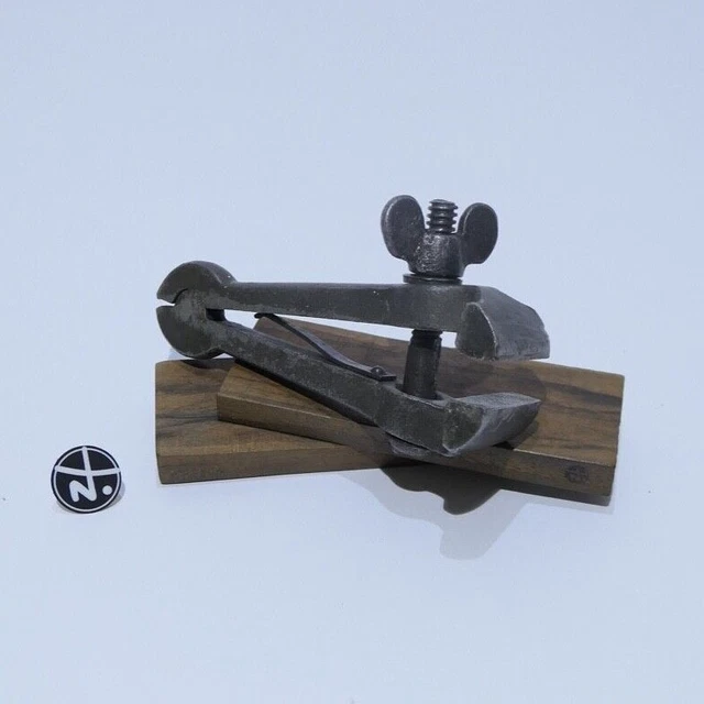 Spannkloben Schraubzwinge Klemme Goldschmied Vintage Werkzeug Tool Alt Uhrmacher