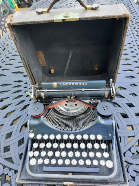 Vintage Underwood Standard Portable Typewriter