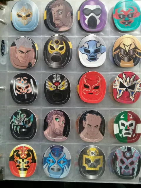 Complete Collection 30 Tazos Pogs Mega Characters Wrestlers Cmll