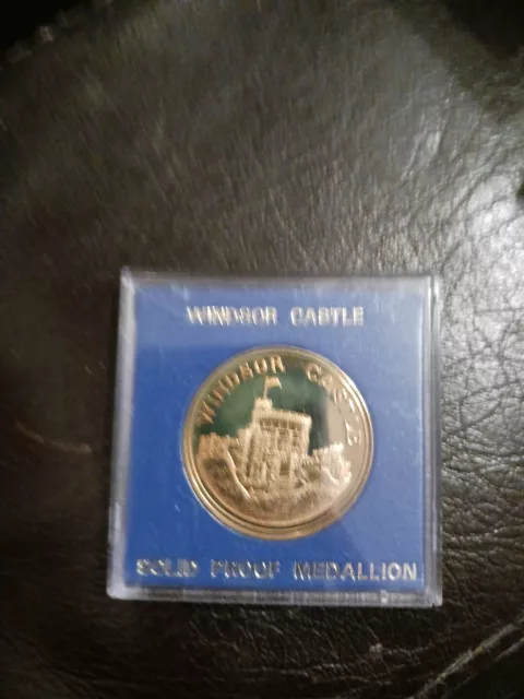 Windsor Castle - Solid Proof Medal, Great Britain
