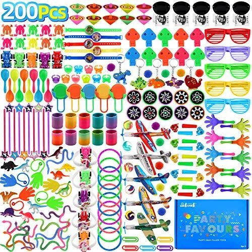 200pcs Classroom Prizes for Kids Birthday Party Favors Pinata Filler Toy