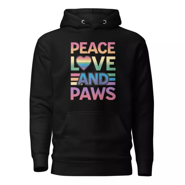 Peace, Love, and Paws Classic Hoodie