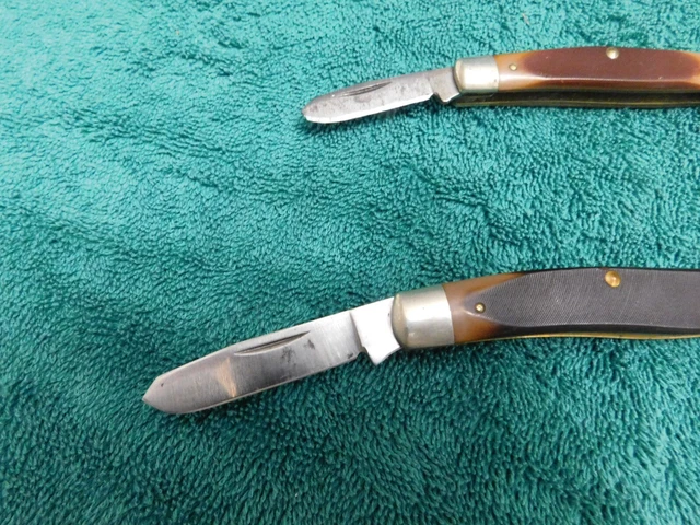 4 Vintage Schrade Old Timer Folding Knifes