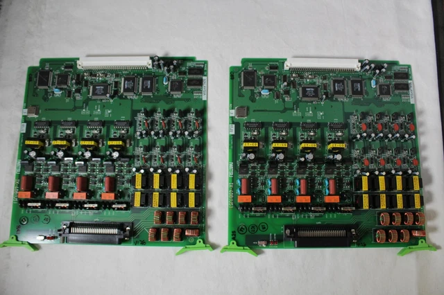 Lot of 2 Iwatsu ADIX Omega IX-408 4-Port CID Trunk 8-Station Expansion Cards