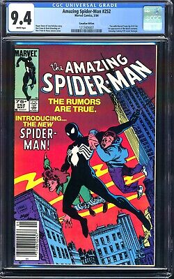 Amazing Spider-Man #252 Cgc 9.4 Newsstand 75¢ Canadian Price Variant Fantasy 15