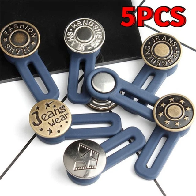 Bouton De Couture Réglable Amovible Extensible Jeans Bouton Pantalon Expander