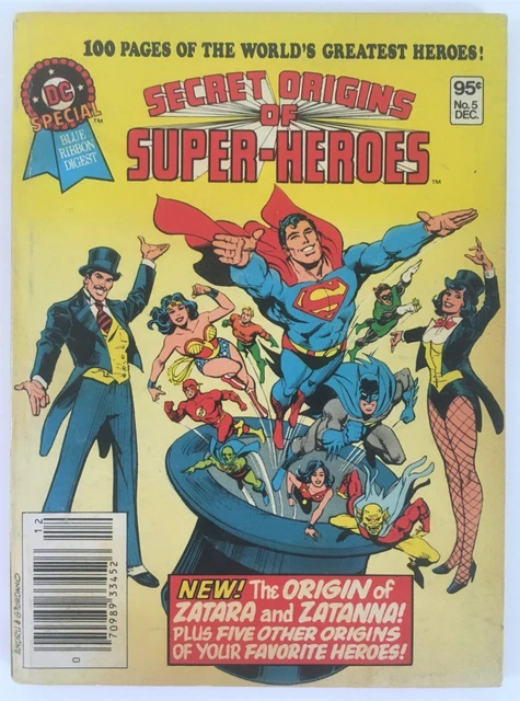 DC Special Blue-Ribbon Digest #5 (1980) FN/VF 7.0 Secret Origins of Superheroes