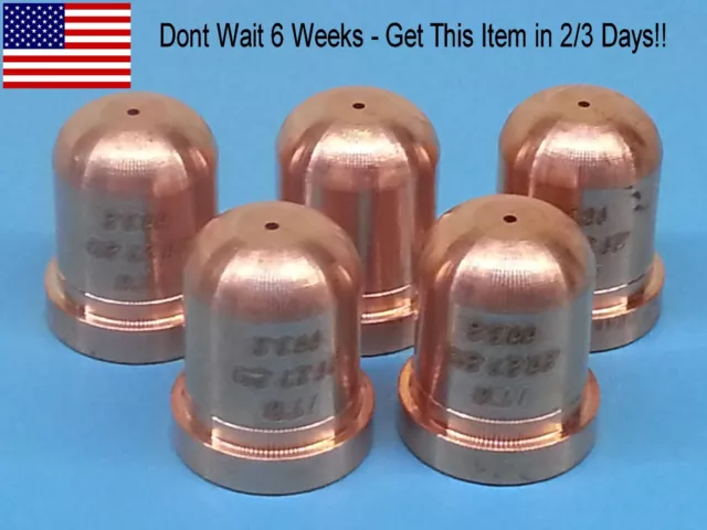 5 X 212729 - 40A Extended Nozzle ICE80T / Tm / Cx / Cxm / 100T Fast Schiff US