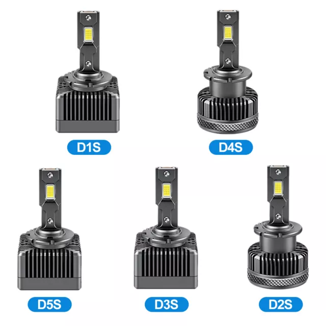 2x D1S D2S D3S LED Xenon Brenner Scheinwerfer Lampe 70W 12000LM 6500K CANBUS DE 2