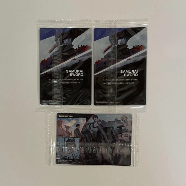 CHAINSAW MAN CARD Wafer Samurai Sword Denji £19.73 - PicClick UK
