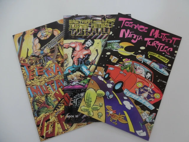 MIRAGE  teenage mutant ninja turtles - LOT OF 3 COMICS - #30 34 39