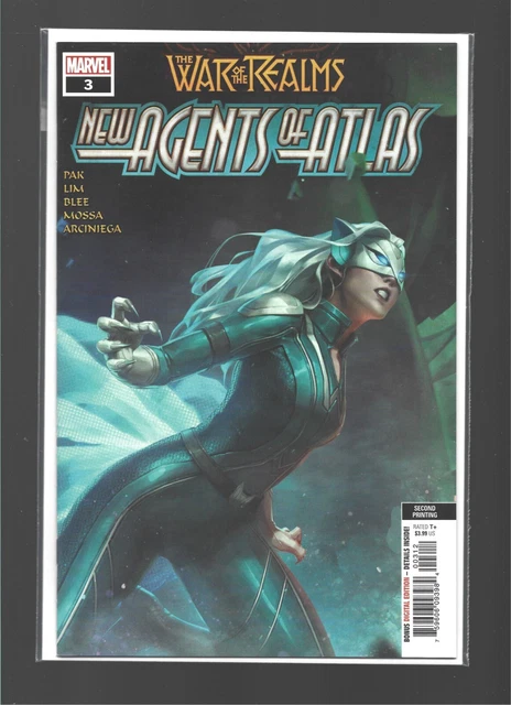 War of the Realms: New Agents of Atlas #3 second print / unlimited shipping 4.99