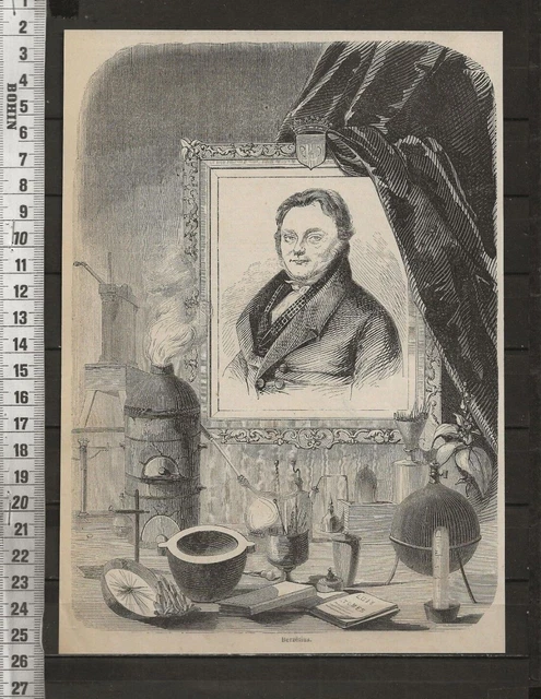 G374 / Gravure 1888 /  Berzelius