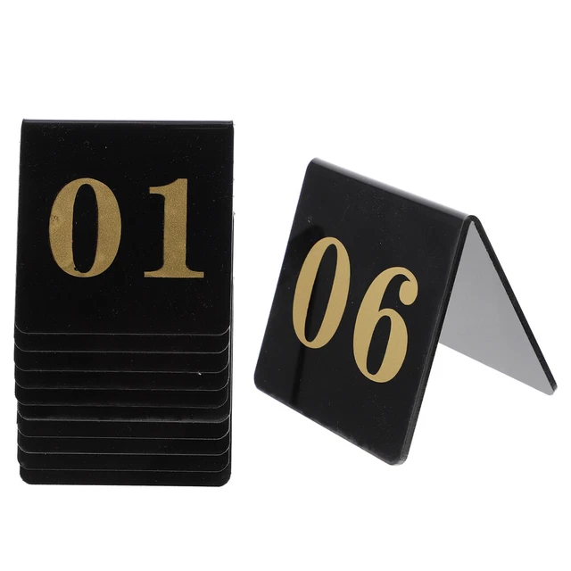 Set 25 Numeri Da Tavolo Esagonali In Legno Con Base - Per Matrimoni, Banchetti, Decorazioni