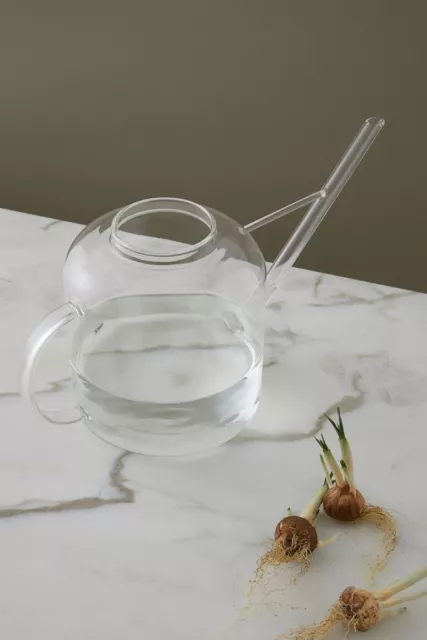 Six decorative glass watering cans from H&M, in as-new condition 2