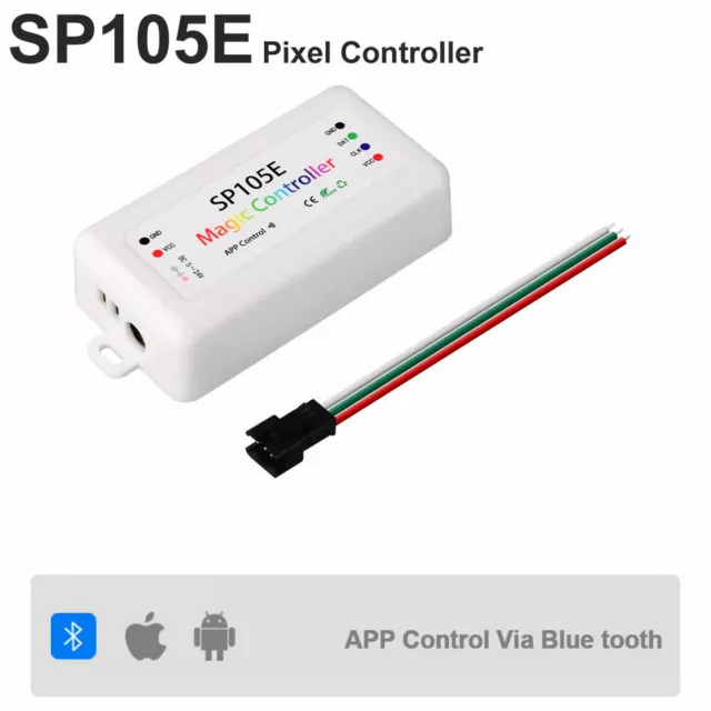 SP105E Bluetooth Wifi Magic Controller 2048 Pixels for WS2811 WS2812B DC5V 24V