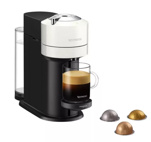 Cafetière Machine à Café Expresso et à Capsules NESPRESSO VERTUO NEXT BLANC NEUF