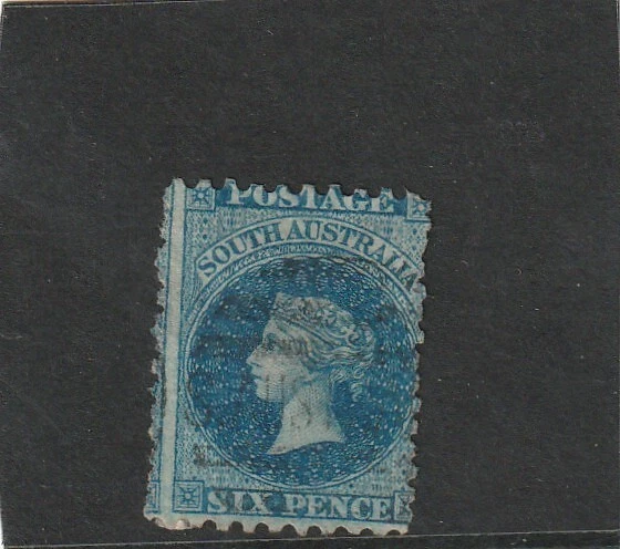 South Australia,  Queen Victoria, Six Pence,   As Shown