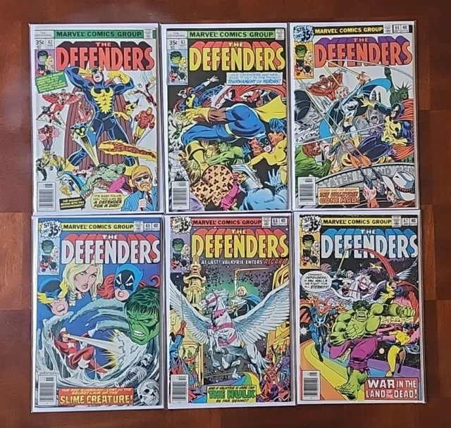 The Defenders  62-71 + 100 -- Huge Marvel/Dc Bronze/Copper Age Auction On Now!!