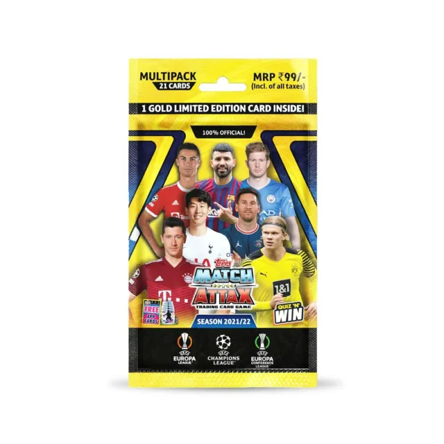 Topps Match Attax 2021/22 Champions League Multipack (Topps India Exclusive)