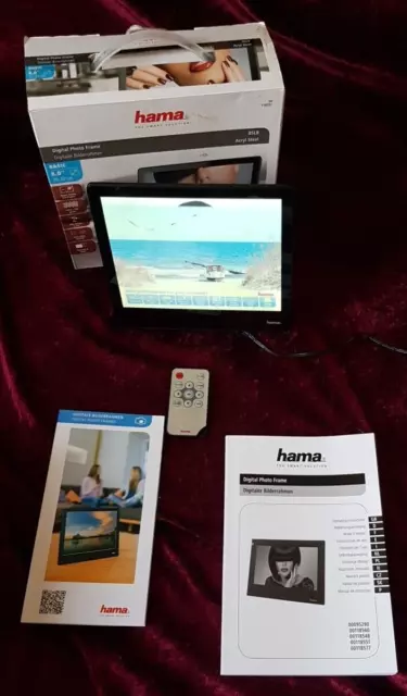 Hama Digitaler Bilderrahmen mit Fernbedienung  Basic 8.0 OVP vorhanden 20.32 cm