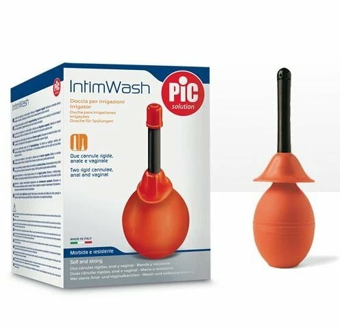 Intimwash doccia x irrigazioni vaginali con 2 cannule rigide ( anale - vaginale)