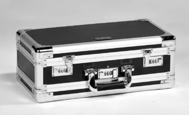 berwall SW 045 TwinS Doppel-Pistolenkoffer Waffenkoffer Kurzwaffenkoffer alucase