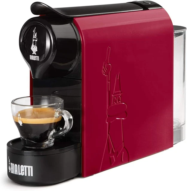 Bialetti Gioia Macchina da Caffè Espresso, 1200W, Rosso