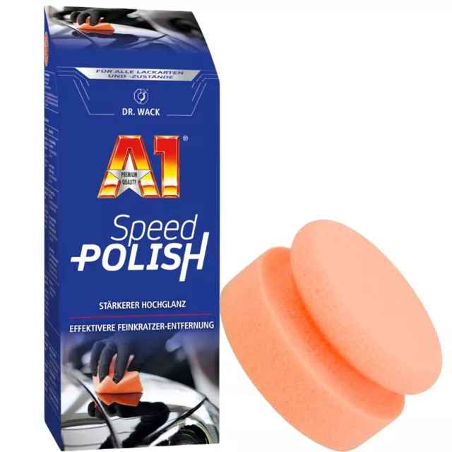 Autpolitur Dr. Wack A1 Vitesse Polish + Dft Lackpuck Orange Dur