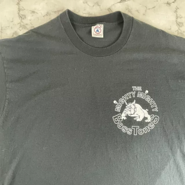 Camisa de Colección The Mighty Mighty Bosstones Black Tour Crew para Hombre Talla XL Ska Punk Delta