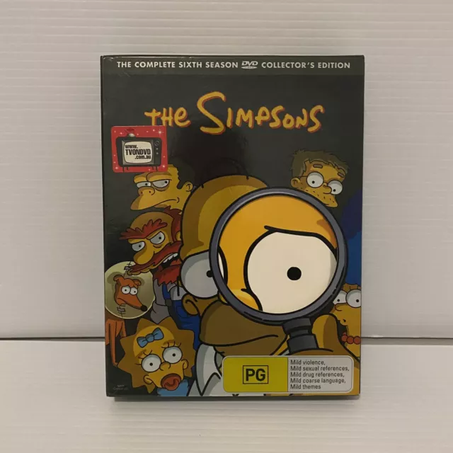 Simpsons Complete Sixth Season  4-Disc Collector Edition Box Set R4