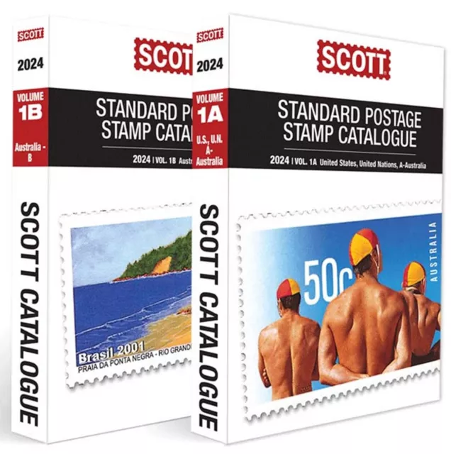 SCOTT STAMP CATALOG 2024 Volume 1A/1B COUNTRIES US, UN & AB
