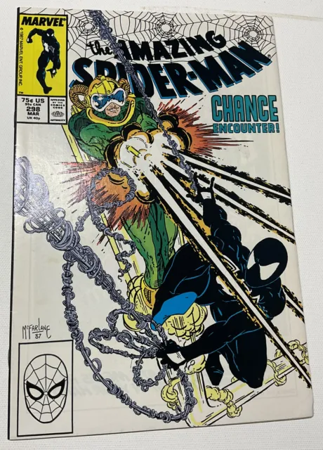 The AMAZING SPIDER-MAN 298 MAR 1988 MCU Direct Marvel Comic Book 1st McFarlane