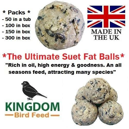 FAT BALLS SUET For Birds All Seasons Wild Bird Food Premium High Energy