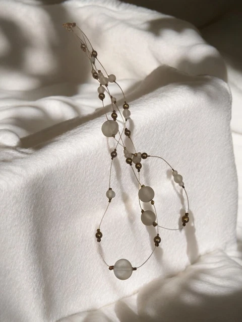 Collier Fantaisie Vintage Rétro - Bijou D'occasion Pour Collectionneurs - Fabriqué En France