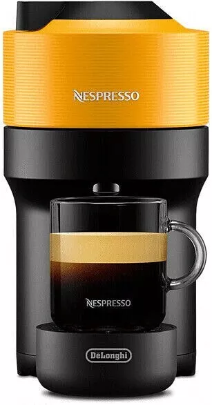 De'Longhi Nespresso Vertuo Pop ENV90.Y Kafeekapselmaschine - Gelb Neuware OVP