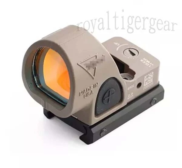 Sro Red Dot Holographic Weapon Sight w/ 1913 Rail Mount - Dark Earth Tan
