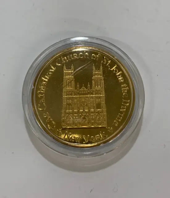CATHEDRAL CHURCH OF ST. JOHN THE DIVINE New York medal coin 3