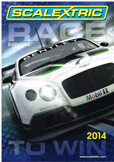 SCALEXTRIC ELECTRIC SLOT CAR RACING 55th EDITION 2014 PRODUCT RANGE CATALOGUE