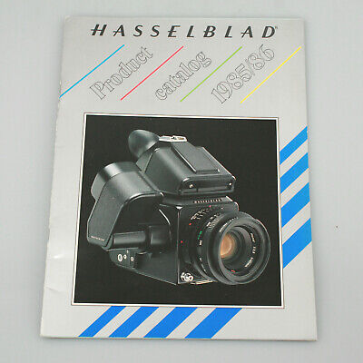 Accessories Lenses Cameras Hasselblad Hasselblad A4 Product Catalog 1985/86 24 Pages 