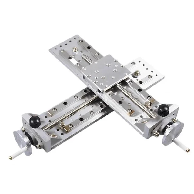 Manual XY Sliding Table Linear Guide XY Manual Slide Screw-Driven Linear Stage