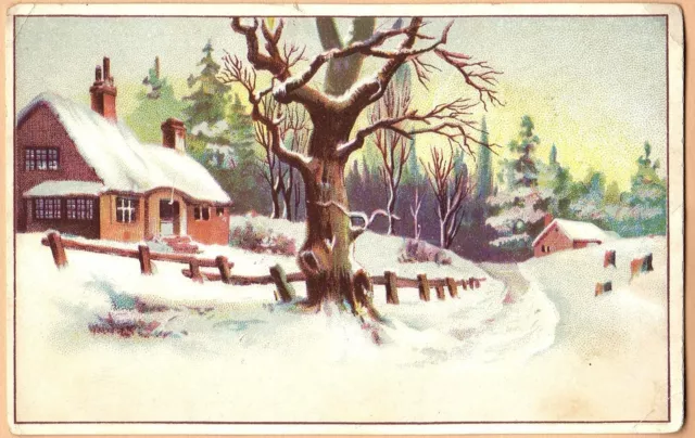 Victorian Trade Card-Favorite Coffee-Stephens & Widlar-Cleveland, OH-Rural Scene