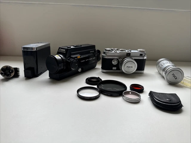 Appareil photo vintage Foca Sport + Étui cuir d'origine - Photo, audio & vidéo