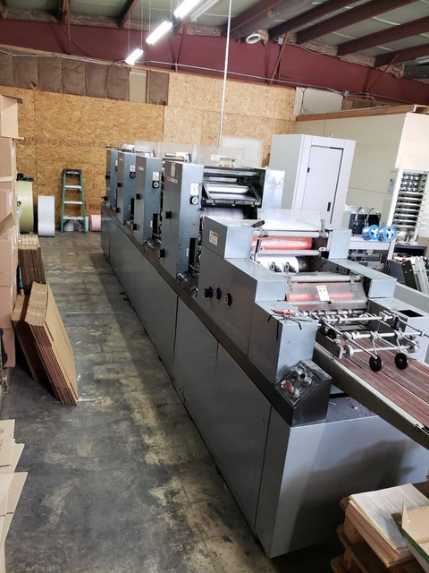 Didde Mini-Com  4 Color Web Offset Printing Press.  (NO DAMPENING SYSTEM)