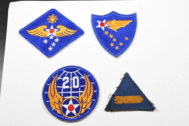 Lot Of Four Vintage US Army Air Corps Patches