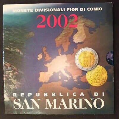 Coffret BU/Serie Divisionnaire Saint Marin 2005 9 pièces de la 1 c. à la 5€ 