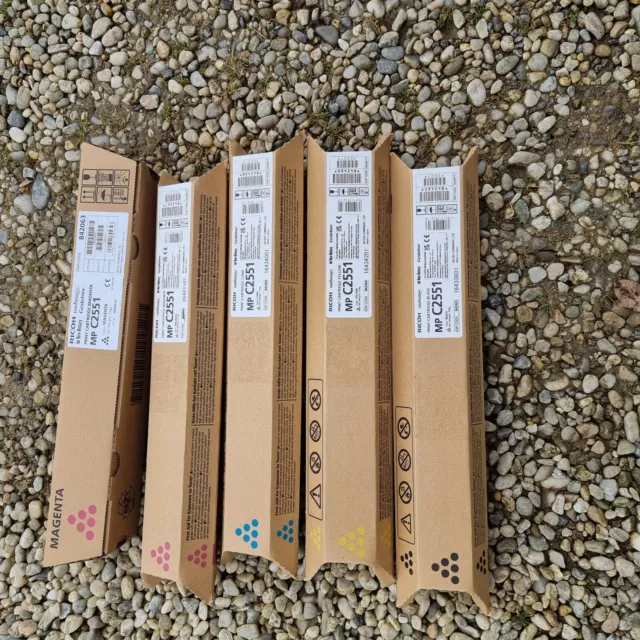 Ricoh MP C2551 Rainbow Kit Toner YCBM Print Cartridge 5 Stück