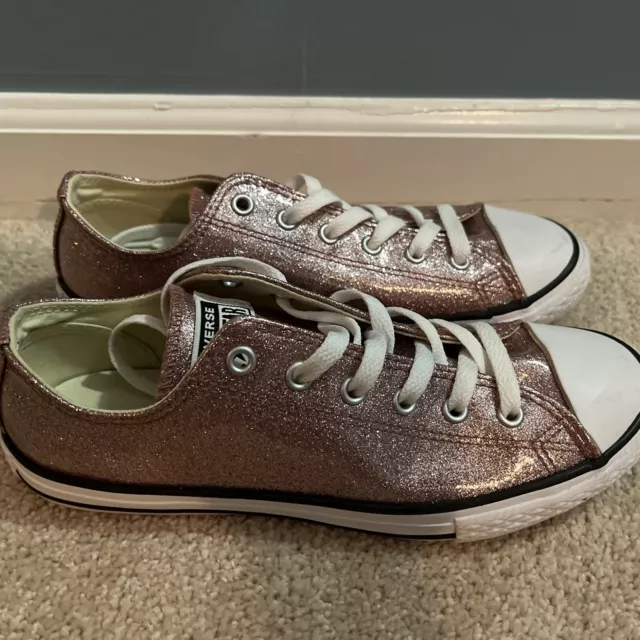 Rose gold converse size on sale 5
