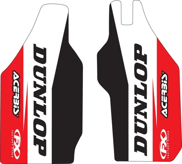 Factory Effex Lower Fork Guard Graphics Red #17-40360